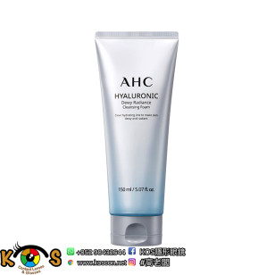 AHC 玻尿酸補水透亮潔面乳  Hyaluronic Dewy Radiance Cleansing Foam 150ML